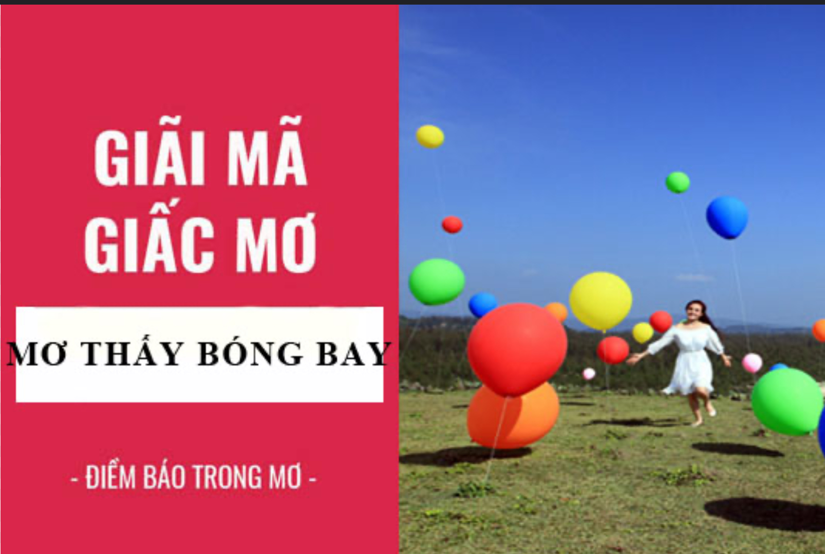 Giải mã ý nghĩa giấc mơ thấy bong bóng khi tai Nhatvip